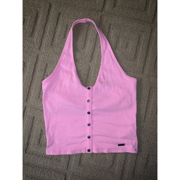 Pink Halter Top - Picture 2 of 4